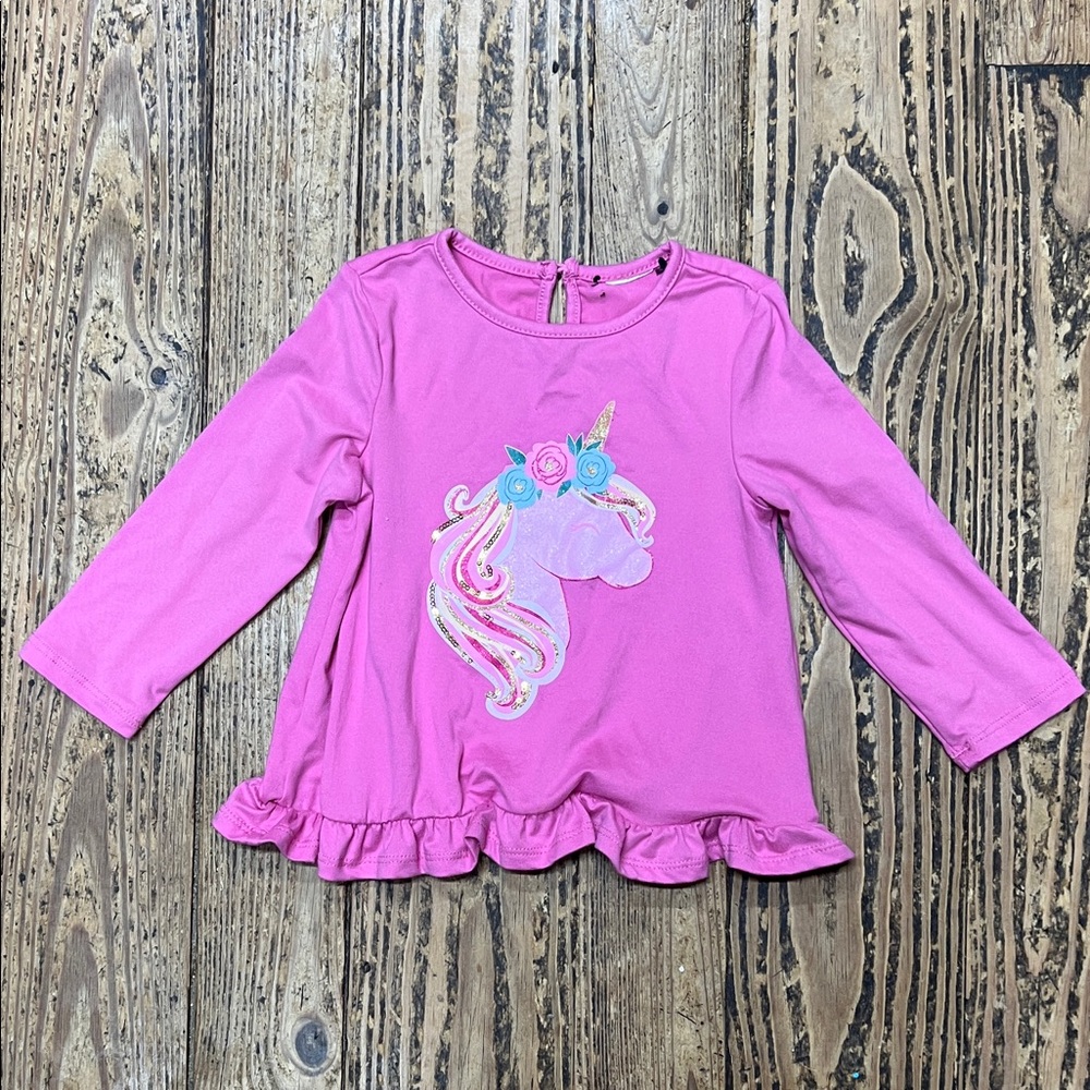 Pink Unicorn Kids Top